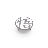 Étiquettes de vêtements en métal de haute qualité, logo personnalisé en alliage de zinc, logo de mode, plaqué argent, étiquettes de marque Guangdong Shiwang