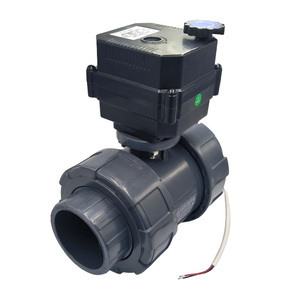 Vanne à boisseau motorisée Flomarvel FH-B IP67, 2 pouces DN50 63mm, en plastique UPVC, 110V 12V 24V, prix usine, fabricants - Product Image 2