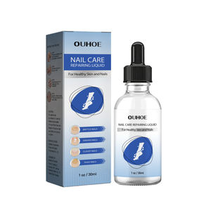OUHOE Nail Repair Essence de soin des <span class=keywords><strong>ongles</strong></span> gris doux nettoyant et éclaircissant - Product Image 1