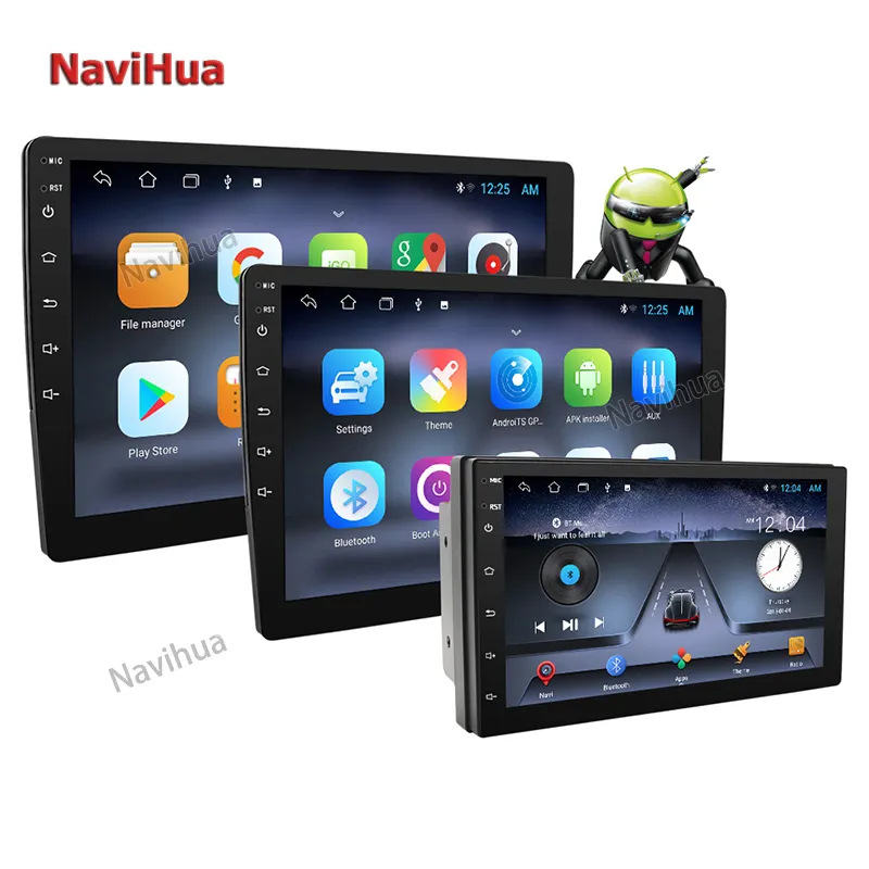 NaviHua IPS Touch Screen 10 Inch TS7 Android 2 Din Car Stereo Auto Radio Multimedia GPS Navigation DVD player for Universal Car