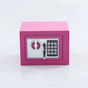 Modern Attractive Strong Mini Fireproof Electronic Digital Fingerprint <b>Lock</b> Customized Color Safe <b>Box</b> Home Locker Kids Money - Product Image 2