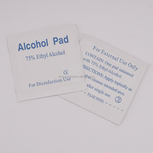Toallitas Desinfectantes con <span class=keywords><strong>Alcohol</strong></span>, 75% Etanol, Secado Rápido, No Tejidas, para <span class=keywords><strong>Limpiar</strong></span> Pantallas de Smartphones, 3x6cm - Product Image 1