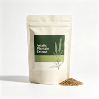 Extrait de plantain asiatique en poudre de qualité alimentaire, fourni par l'usine