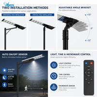 Lampu Jalan Tenaga Surya Anern IP66 Tahan Air 60W hingga 250W dengan Casing Aluminium Die Cast untuk Proyek Jalan Pedesaan dan Pembeli Tender