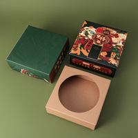 Boîte à tiroirs BRAVO faite à la main haut de gamme personnalisable 108,4g 19x7,3x19cm avec doublure en éponge enduite, pelliculage brillant, ISO9001, gaufrage UV, ensemble complet