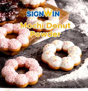 Polvo para hacer donuts mochi sin gluten de SIGNWIN, masticable - Product Image 6