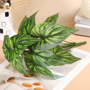 Hojas Artificiales Grandes Novedad 2026 para Techos, Suministros <span class=keywords><strong>de</strong></span> Jardinería Creativa, Persianas, Cortinas y Contraventanas, Hoja Verde Artificial - Product Image 3