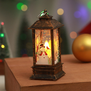 Decoraciones Navideñas, Faroles Navideños, Candelabros, Lámparas, Luces Nocturnas, Faroles con Llama, Decoraciones de Santa Claus, Regalos de Navidad - Product Image 5