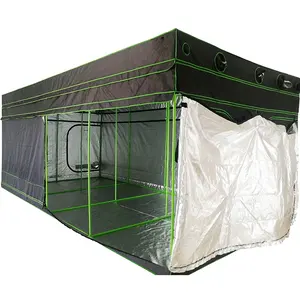 20'x10' 600*300*210/240cm * Customized Large Grow Tent with Extensive Kit, Height Extendable Indoor Grow Room Garden Greenhouses