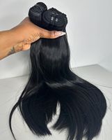 Extensiones de Cabello Humano Liso Natural, Cabello Virgen Brasileño de Visón sin Procesar con Cutícula Alineada, Proveedores de Cabello Humano