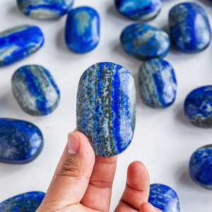 Piedras curativas de lapislázuli, cristal artesanal, piedra de Palma, piedras curativas, venta al por mayor - Product Image 1