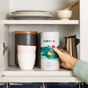 Горячая распродажа: Алюминиевая банка для кофе пищевого класса, герметичная, для чая и кофейного порошка, круглая металлическая банка, упаковка для кофе - Product Image 5