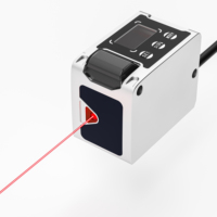 Sensor Laser TOF Dengan Layar Tampilan NPN PNP Analog RS485 Sensor Jarak Laser untuk Deteksi Objek Melalui Konveyor