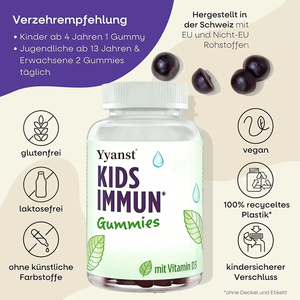 Suplementos vitamínicos de alta calidad para niños con vitamina D3, selenio y gomitas de zinc que fortalecen el sistema inmunológico - Product Image 6