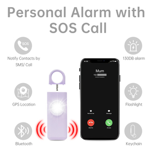 SOS mới tự vệ báo động cá nhân GPS với cuộc gọi khẩn cấp và vị trí SMS - Product Image 3