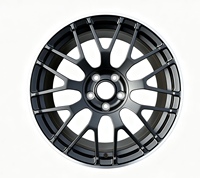Jantes en alliage forgé sur mesure OEM/ODM pour voitures, 18-24 pouces, en aluminium 6061-T6, finition noir mat, gris anthracite brossé, à déport profond