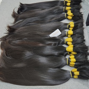 Unprocessed Vietnamese Human Hair Extensions Raw Bulk Bundles Virgin Cuticle Aligned Hair Natural Style International Standards - Product Image 6