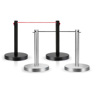 צבע מותאם אישית קהל נירוסטה בקרת הקהל stanchion מלון המחסום עבור אירועים ומחסמי תנועה חבל בטיחות חבל - Product Image 1