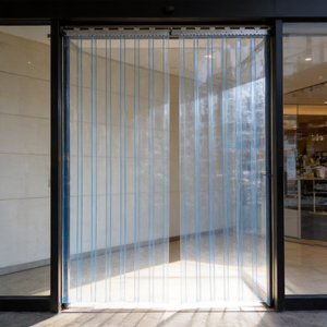 Cortina de Porta Comercial em PVC Transparente <span class=keywords><strong>Anti</strong></span>-Insetos e à Prova de Poeira para Oficina - Product Image 1