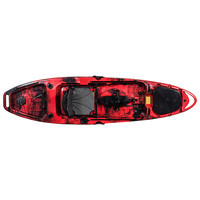 Kayak à pédales KUER KAYAK 3,1-4m pour les eaux océaniques, bateau de sport nautique