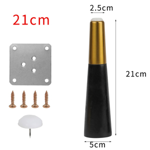 Gambe del divano in legno, gambe affidabili <span class=keywords><strong>per</strong></span> mobili in legno, piedini in legno di quercia <span class=keywords><strong>per</strong></span> mobili in rame puro, <span class=keywords><strong>per</strong></span> piedini del divano cassettiera VT-03.146 - Product Image 5