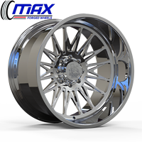 Jantes en aluminium forgé 24x12 26x12 28x12 26 pouces 8x170 8x180 pour Ford F250 F350 pour GMC Sierra 2500HD Jantes de camion HD à déport profond