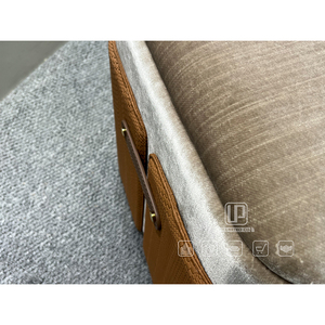 New Style Modern Brown Velvet Bar <b>Stool</b> Square Chair Hotel Apartment <b>Office</b> Building Living Room Seat <b>Stool</b> Modern Bar <b>Stool</b> - Product Image 3