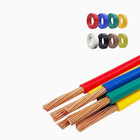 Precio de fábrica Bv Bvr Cable de cobre 0,75mm-10mm Cableado doméstico Cable eléctrico con conductor de cobre puro Material de aislamiento de Pvc