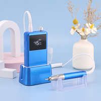 Perceuse à ongles rechargeable 2025 améliorée avec moteur sans balais en acier inoxydable, certifiée CE RoHS, 85W, 45 000 tr/min, forte puissance, durable