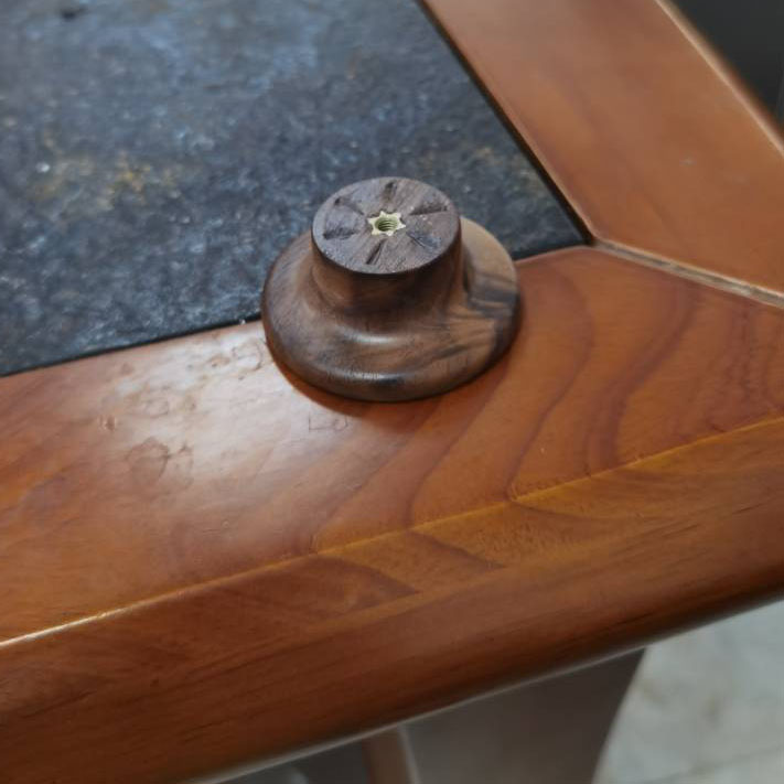 Ручка из орехового дерева, деревянные ручки для шкафа, ящика, шкафа, 2 дюйма