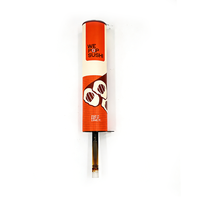 Tube Push-Up Écologique Biodégradable Recyclable pour Snacks Sushi, Estampage à Chaud et Gaufrage Personnalisés, Taille 50/60mm