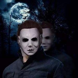 Nicro Michael Myers Latex Horror Masks Hot Movie Game Face Headgear Costume Scary Halloween Party Mask - Product Image 4