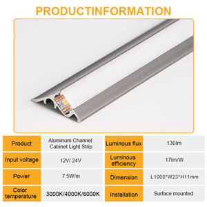 Oberflächen montierte 45 °-Beleuchtung Geschweißtes <span class=keywords><strong>Fredd</strong></span> 12V 24V Einbau-oder oberflächen montiertes LED-Streifen licht - Product Image 2