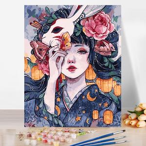 ร้อนสไตล์ Diy ภาพวาดสีน้ำมันตามจำนวนสำหรับห้องนอนมือวาดภาพสีน้ำมันผนังศิลปะ - Product Image 1