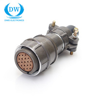 Connecteur en cuivre durable 2PM, prise aviation norme russe, câble aérospatial militaire, 10P 5P broches, raccord fileté en aluminium IP67 22A