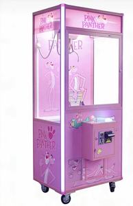 Autocollants roses pour machines à griffes, machines à peluches, machines à pousser les pièces, machines à poupées et machines de jeu d'arcade à monnayeur - Product Image 3