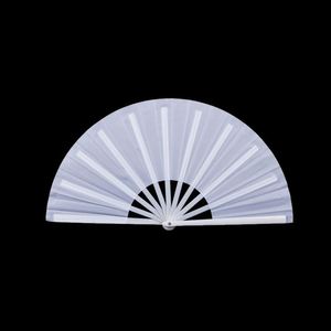 พัดจีนพับได้แบบกำหนดเอง - พัดผ้าไนลอนขนาด 13 นิ้วสำหรับการแสดง - Product Image 2