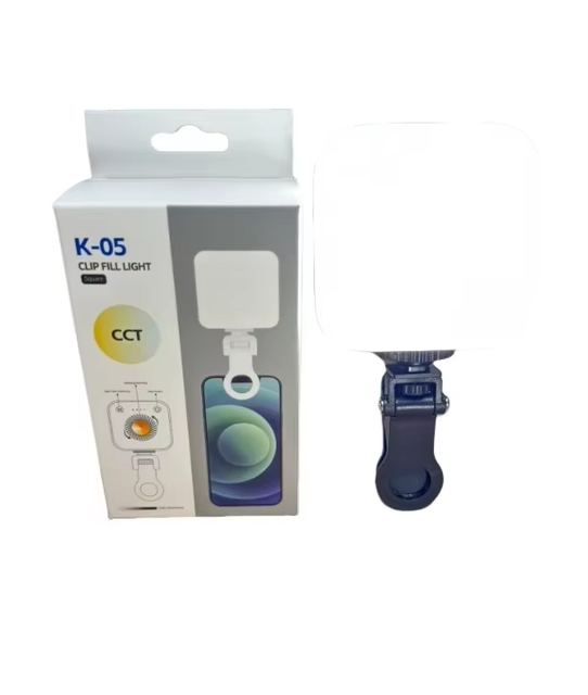 K05 Portable LED Pocket Light for Vlog Shooting Fill-In Selfie Phone Lighting Camera Lights