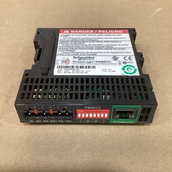 1 Brand New Original Item Square D Pm8ecc Powerlogic Power Meter Communication Module Plc