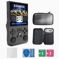 Console de jeu portable open source R36 MAX 4,0 pouces 64G/128G Batterie 4000 mAh Fonction Wi-Fi 2,4G sans fil Console de jeu rétro TV