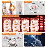 Lámpara de Terapia de Luz Roja LED de Última Generación 2026 con Cuatro Chips LED, Panel de Terapia de Luz Roja para el Hogar, Gimnasio y Salón de Belleza