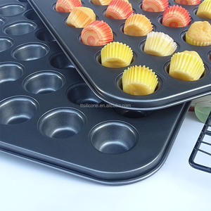 Moule à mini cupcakes antiadhésif à 48 cavités en acier inoxydable, moule à muffins, moule à gâteaux chiffon et gâteaux éponge - Product Image 6