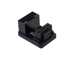 Tarjeta gráfica <span class=keywords><strong>GPU</strong></span> adaptador de fuente de alimentación conector de giro en U de 180 grados 12 + 4P 16P a 16P para cable de tarjeta de chasis de escritorio PH316 - Product Image 3