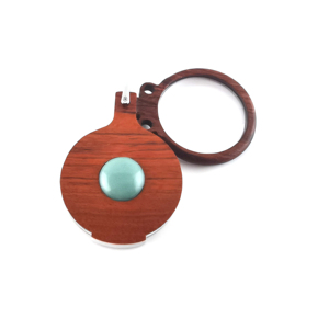 Nuovi <span class=keywords><strong>Occhiali</strong></span> da Lettura Rotondi in Legno Fatti a Mano per Donne <span class=keywords><strong>con</strong></span> <span class=keywords><strong>Lenti</strong></span> Trasparenti Protezione Occhi Durevole e Ceramica - Product Image 3