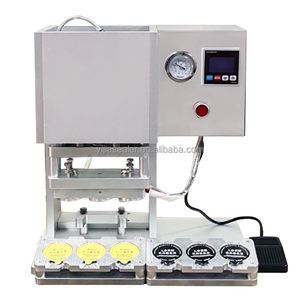 Máquina de Selagem de Cápsulas de Café e Tubos de Bebidas Semi-Automática Pneumática Máquina de Selagem de Tubos de Teste com Folha de Alumínio - Product Image 4