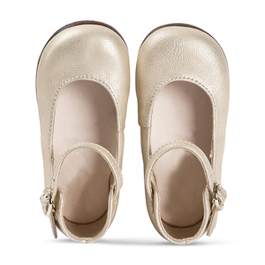 Choozii Silver Youth Dress Shoes Luxury Elegant Genuine Leather Girls Mary Jane Shoes Casual Little Girls scarpe formali - Product Image 4