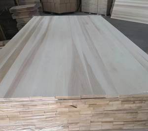 공장 공급 저렴한 가격 포플러 원목 판재 접착 패널 목재 1220x2440mm 가구 건축용 - Product Image 1