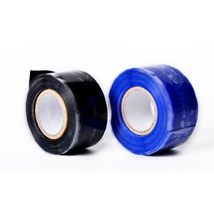 Electrical Tape Silicone Rubber Self Adhesive Flame Retardant Waterproof 0.7mm White Yellow Black Blue Double Sided - Product Image 2