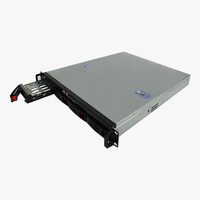 Chasis de Servidor de Montaje en Rack de 19 Pulgadas con 4 Bahías para Discos Duros Intercambiables en Caliente, con Conector SATA/SAS, Carcasa de Servidor 1U para Almacenamiento de Datos