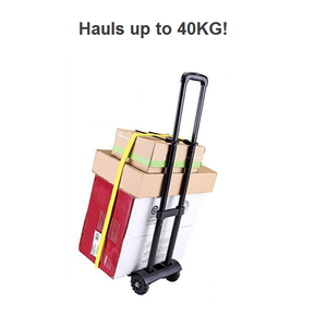 कॉम्पैक्ट मिनी स्टील कोलैप्सिबल टेलीस्कोपिक लाइटवेट फ्लैट फोल्डिंग पोर्टेबल शॉपिंग रिट्रैक्टेबल लगेज हैंड ट्रॉली कार्ट ट्रक - Product Image 4